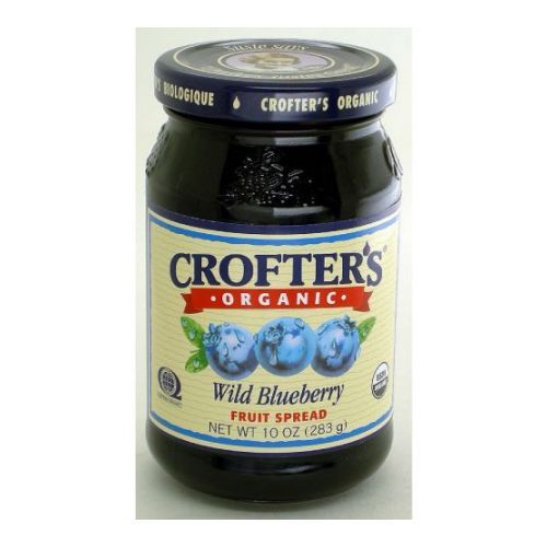 Crofter's Organic Wild Blueberry Fruit Spread, 10 Ounce -- 6 Per Case