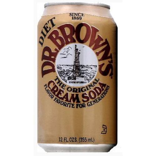 Dr. Brown's Cream Diet Soda, 12 Ounce, 6 Count -- 4 Per Case