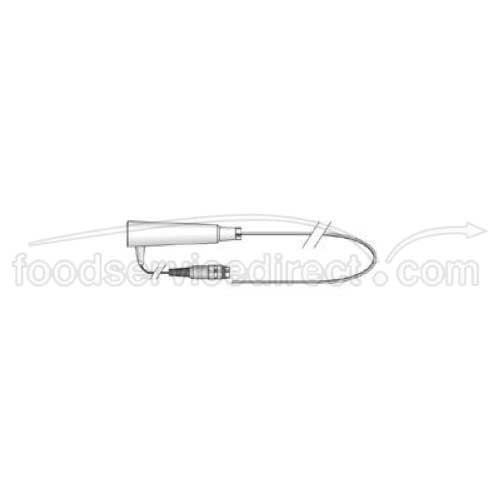 Comark Type T Thermocouple Flexible Deep Fat Immersion Probe, Lumberg Connector, 500 Millimeter Stem -- 2 Per Case