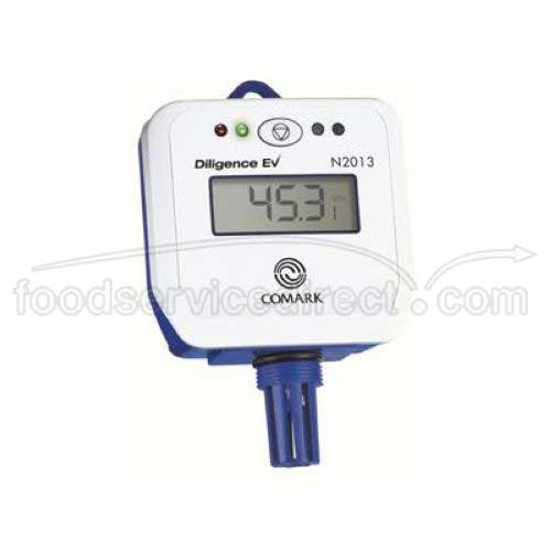 Comark Diligence EV Temperature and Humidity Logger - Thermistor, 88 x 80 x 35 Millimeter
