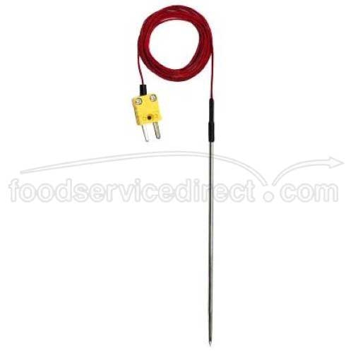 Comark Type K Dishwasher/Oven Meat Probe - Sub-Miniature Connector, 4 feet Lead -- 7 per case