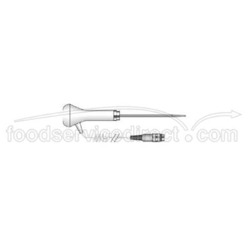 Comark Type T Thermistor Food Penetration Probe - Lumberg Connector, 3 feet Curly Lead -- 2 per case