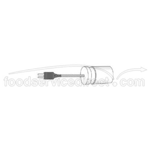 Comark Type K Thermocouple Weighted Griddle Surface and Griddle Probe - Sub-Miniature Connector, 30 inch Armor Cable -- 2 per case