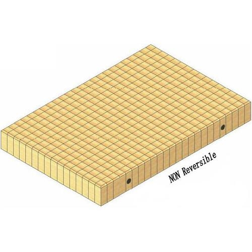 Ultra Premium Butcher Block 24 x  25in. Style Bbit Hard Rock Maple Island Top 4in. Thick End Grain With Penetrating Oil Finish.