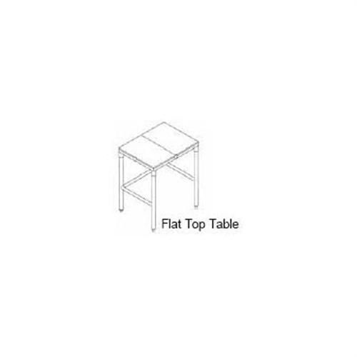 John Boos Galvanized Lower Shelf For Galvanized Cutting Table Poly Top 120 X 24in