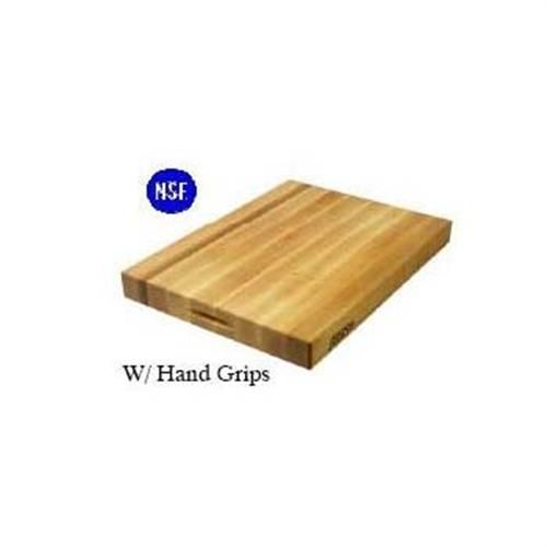 John Boos Cutting Board (r-board) 18 X 12in. 2-1/4in. Thick Reversible With Hand Grips