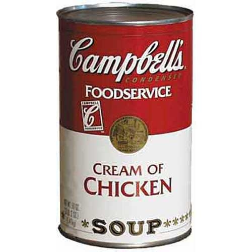 Campbells Cream of Chicken Soup - 50 oz. can, 12 per case