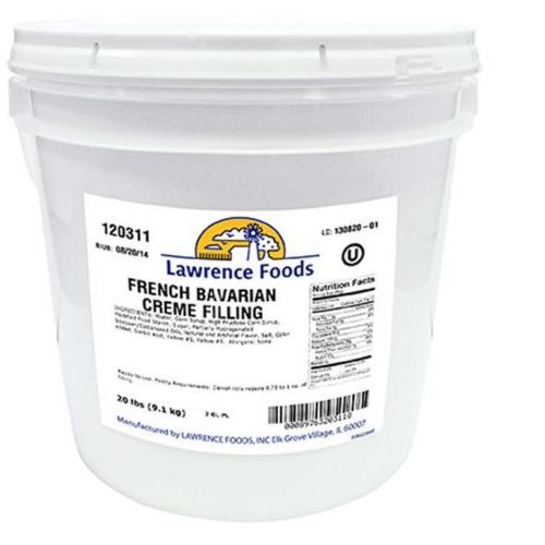 Lawrence Foods French Bavarian Cream Filling, 20 Pound