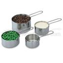 Measuring Cup Set (Four Pieces), 18-10 Stainless Steel, Capacity 240 Ml,120 Ml,80 Ml And 60 Ml. -- 12 Per Case