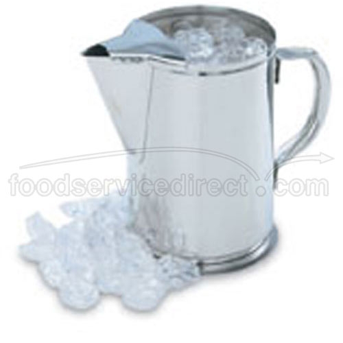 Pitcher Water Stainless Steel 2 Quart -- 6 Per Case