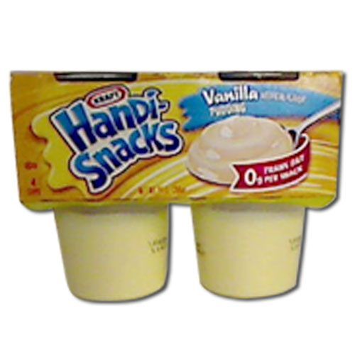 Grab 'n Snack Vanilla Pudding 4 Pack, 14 Ounce -- 12 Per Case