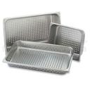 Perforated Pans,Full Size, 22 Gauge, Stainless Steel.