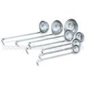 Economy One-Piece Ladles, 18-0 Stainless Steel, Mirror Finish, Capacity 1 Ounce.