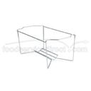 Rack Stackable Wire, Chrome Plated -- 3 Per Case