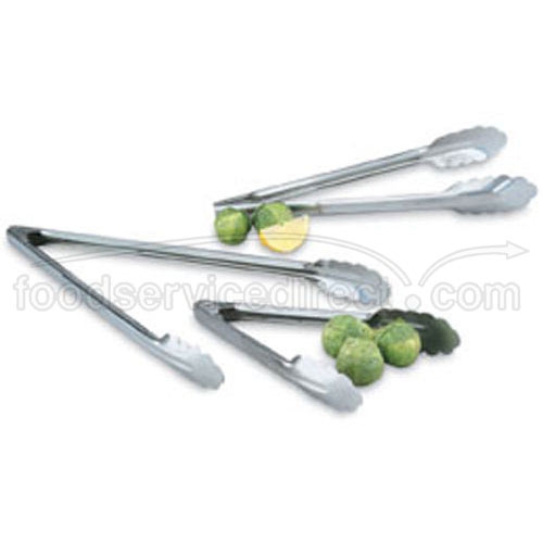 Tong Utility Stainless Steel Heavy Duty 9 1/2 Inch.