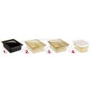 Amber 1/1 Size 12 3/4 inch X 20 7/8 inch Cover For H-Pans W/Handle -- 6 per case