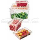 Clear 12 inch X 18 inch Flat Lid For Food Storage Boxes, Cleach.R -- 6 per case