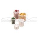 Clear 6/8 Qt Round Plastic Container Cover -- 12 per case