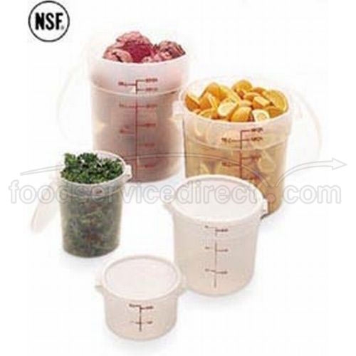 Translucent Plastic Container, 8 Quart -- 12 per case