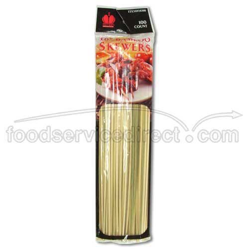 Goldmax 10 Inch Bamboo Skewer, 16/100 Count -- 12 Per Case