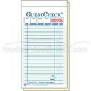 National Checking Company Carbonless Guest Check Paper - 2 Part Green, 17 Line, 3.4 x 6.75 inch -- 2500 per case.