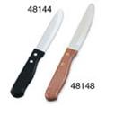Steak Knive Jumbo Handle Black Plastic Handle 4 7/8 Inch -- 12 Per Case