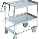 Cart 3 Shelves Knock Down, Stainless Steel, 650 Lb -- 1 Per Case