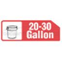 30X37 30G Mini Rolls Black Liner -- 500 Count