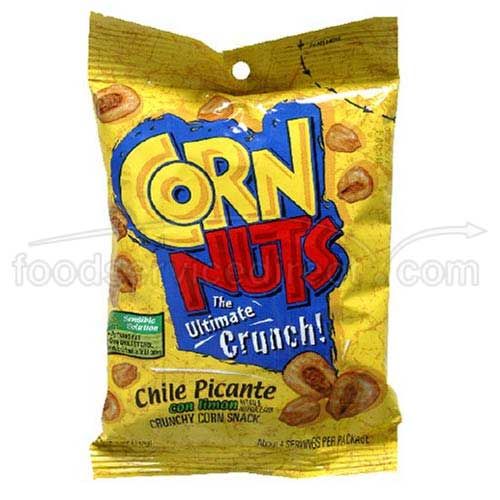 Corn Nuts Chile Picante Con Limon Crunchy Corn Kernels, 4 Ounce -- 12 Per Case