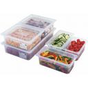 Translucent 1/1 Size 12 3/4 Inc X 20 7/8 Inc Drain Shelf Food Pan -- 6 per case