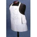 Bib Apron, Chef White, 2 Pocket -- 12 Count