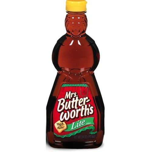 Mrs. Butterworth Lite Syrup, 24 Ounce -- 12 Case