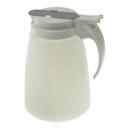 Polyethylene Jar With White Top, 32 Ounce -- 6 Count