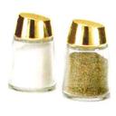 Salt & Pepper With Gold Top Shaker, 2 Ounce -- 12 Count