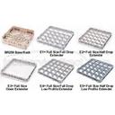 Soft Gray 25 19 5/8in X 19 5/8in X 2in 25 Compartments, Full Size Full Drop Extender,  -- 12 Each.