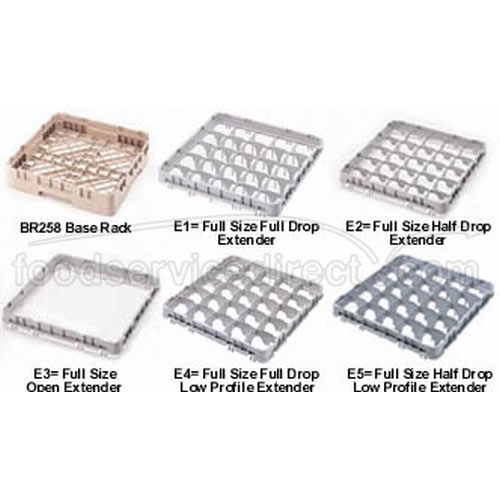 Soft Gray 25 19 5/8in X 19 5/8in X 2in 25 Compartments, Full Size Full Drop Extender, -- 12 Each.