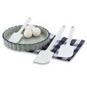 Spatula Plastic White 9 5/8 Inch