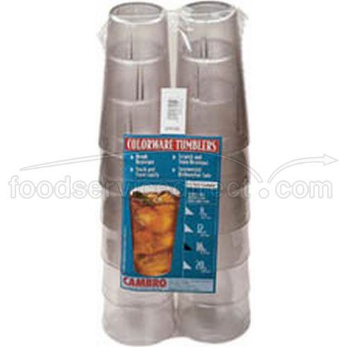 Cambro Colorware Clear 16 Ounce Tumbler, 6 Count -- 12 Per Case