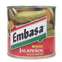 Embasa Whole Jalapeno Pepper With Escabeche, 12 Ounce -- 12 Case