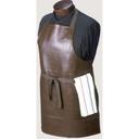 Bib Apron, Vinyl Brown, Heavy Duty -- 12 Count