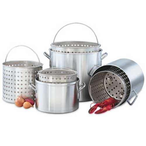 Vollrath Boiler/fryer With Basket, Aluminium, 20 Quart