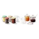 Clear Cambro Camwear Condiment Jar And Cover, 8 Ounce -- 24 Per Case.