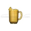 Traex Tuffex-I Three Lip Deluxe Pitcher, Amber -- 12 per case.