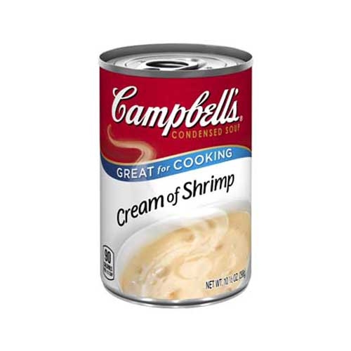 Campbells Condensed Cream of Shrimp Soup - 10.75 oz. can, 12 per case