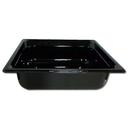 Vollrath Super Pan 3 Black Full Size High Temperature Plastic Pan, 4 inch Depth -- 6 per case.
