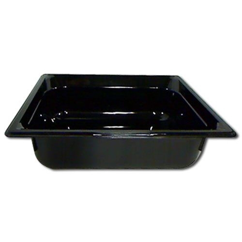 Vollrath Super Pan 3 Black Full Size High Temperature Plastic Pan, 4 inch Depth -- 6 per case.