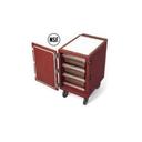 Coffee Beige Cambro Camcart For Tray And Sheet Pan, Single Compartment Model.