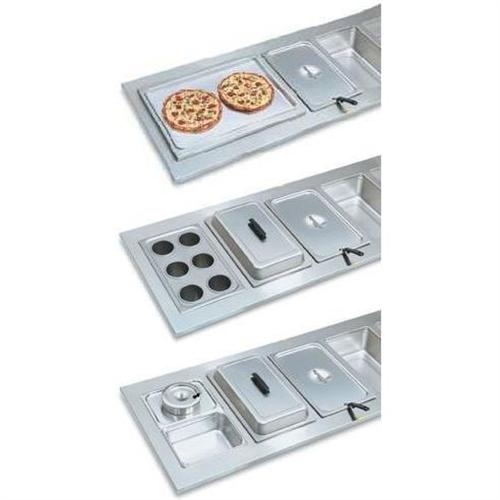 Vollrath Stainless Adaptor Plate with Six 4.25 inch Holes Opening -- 4 per case.