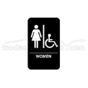 Traex Braille Women Accessible Sign.