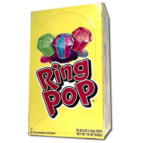 Ring Pop Fruit Fest Assortment - 24 count box, 24 per case